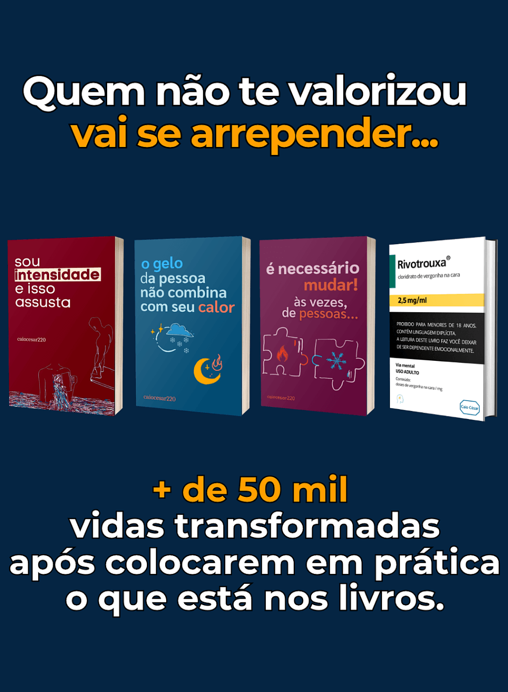 Combo Livros Relacionamento e Autoconhecimento