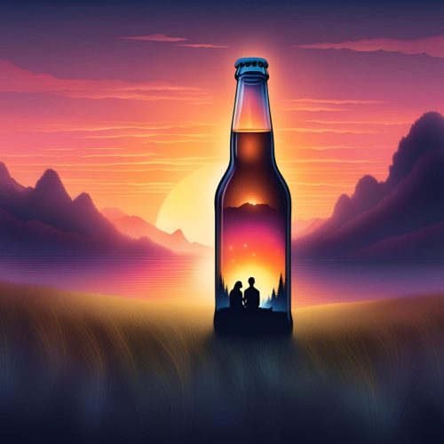 No Silêncio da Madrugada: A Busca por Amor em Cada Garrafa